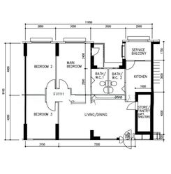Blk 317 Sembawang Vista (Sembawang), HDB 4 Rooms #579398921